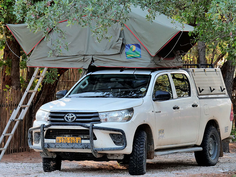 Asco Autovermietung zusätzlicher Campingausrüstung namibia