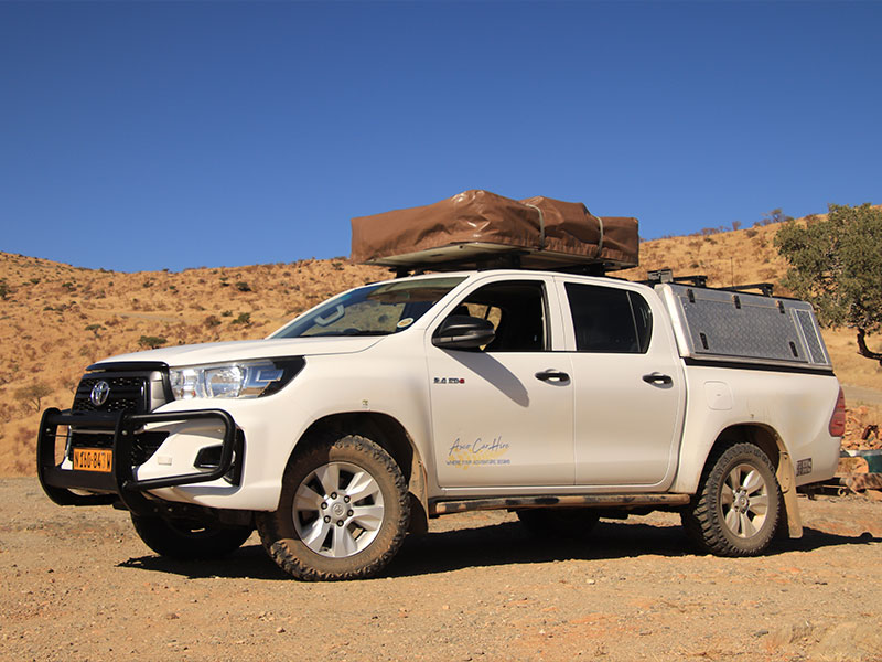 Asco Budget 4x4-terreinwagen te huur met daktent en bullbar