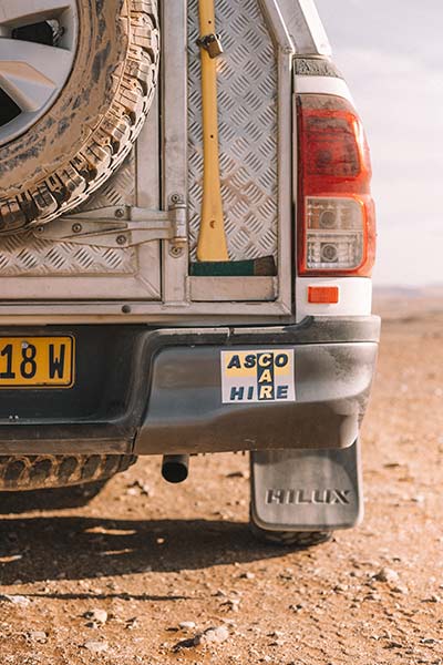 Boek Extra Opties Bij Uw 4×4 Autohuur in Namibië