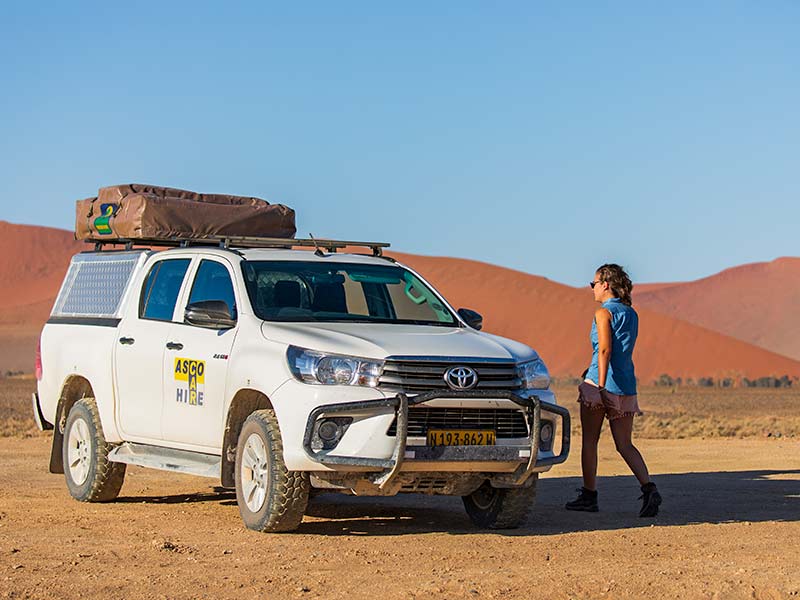 Autoverzekering huurauto 4x4 Namibië