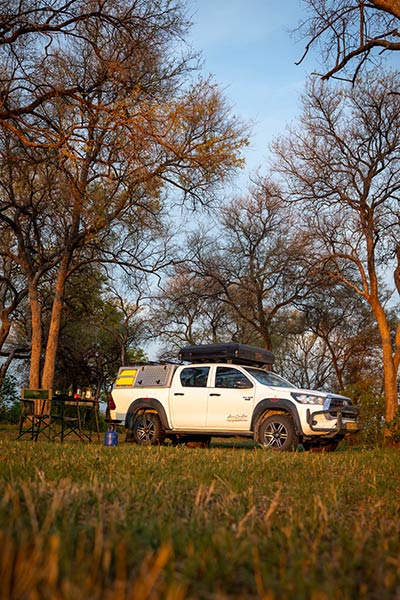Asco Toyota Hilux 4x4  with Rooftop Tent Namibia